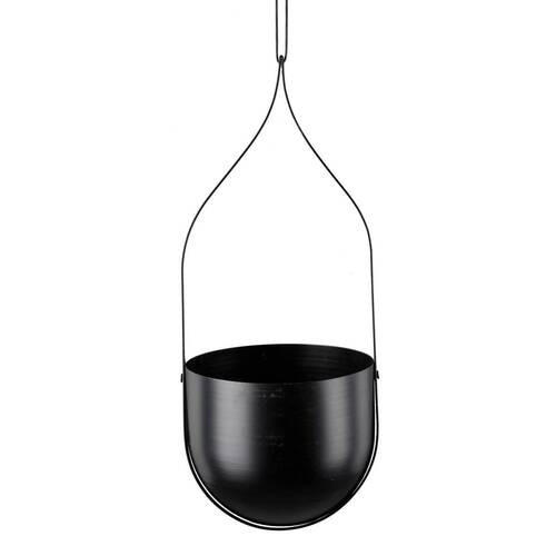 ÜBERTOPF   - Schwarz, Basics, Metall (16,5/41/16cm)