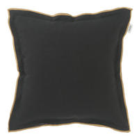 KISSENHÜLLE SW-LOOK 38/38 cm  - Schwarz, Basics, Textil (38/38cm) - Schöner Wohnen