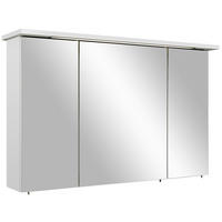 SPIEGELSCHRANK 115/72/20 cm  - Chromfarben/Weiß, Basics, Glas/Holzwerkstoff (115/72/20cm) - Xora