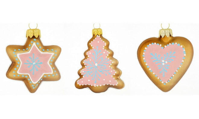 DEKOHÄNGER CANDYLAND  - Hellbraun/Pink, LIFESTYLE, Glas/Metall (7,5cm) - X-Mas