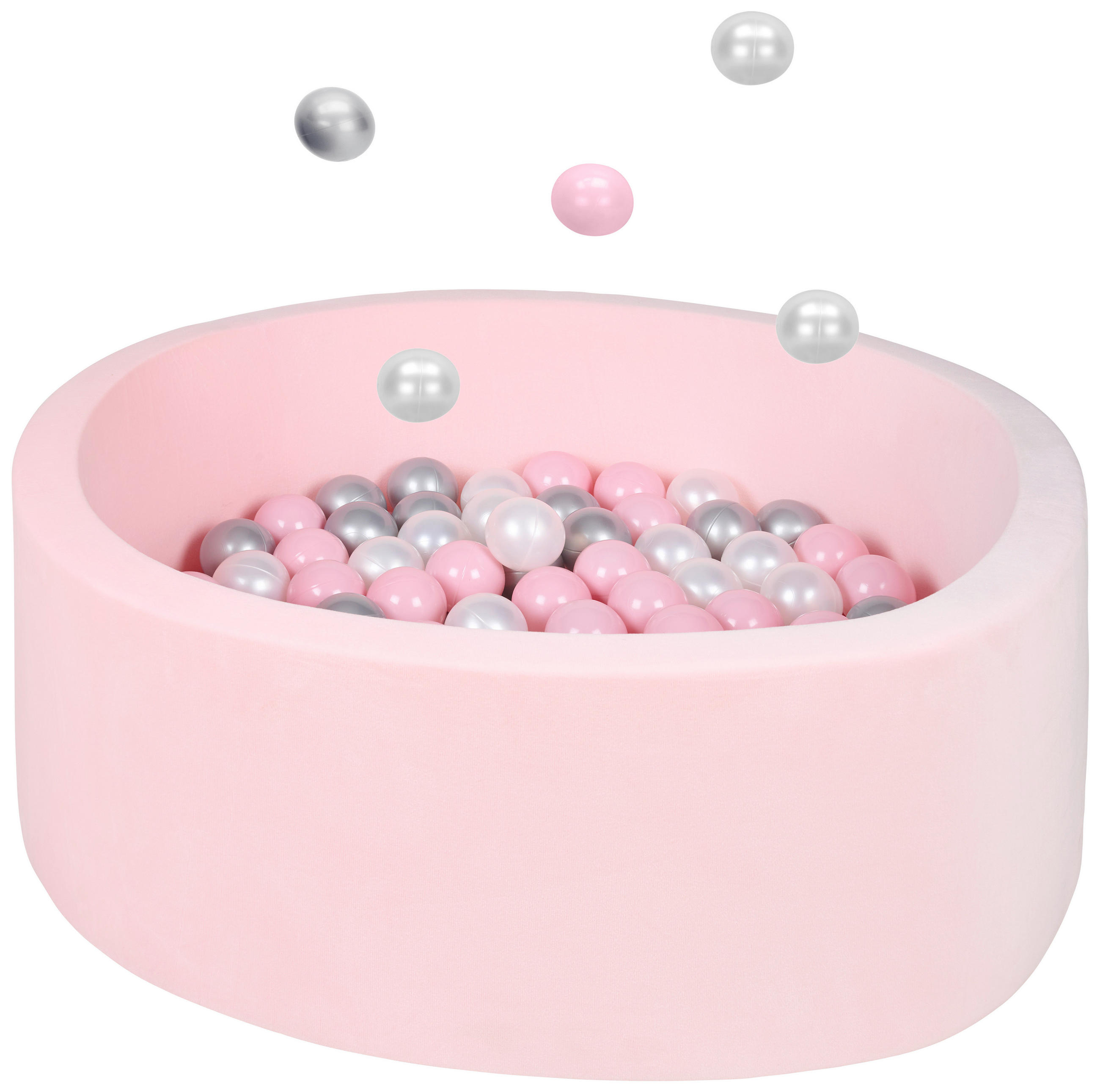 BAZEN S LOPTICAMA - boje sedefa/srebrne boje, Basics, tekstil/plastika (90/30cm) - My Baby Lou