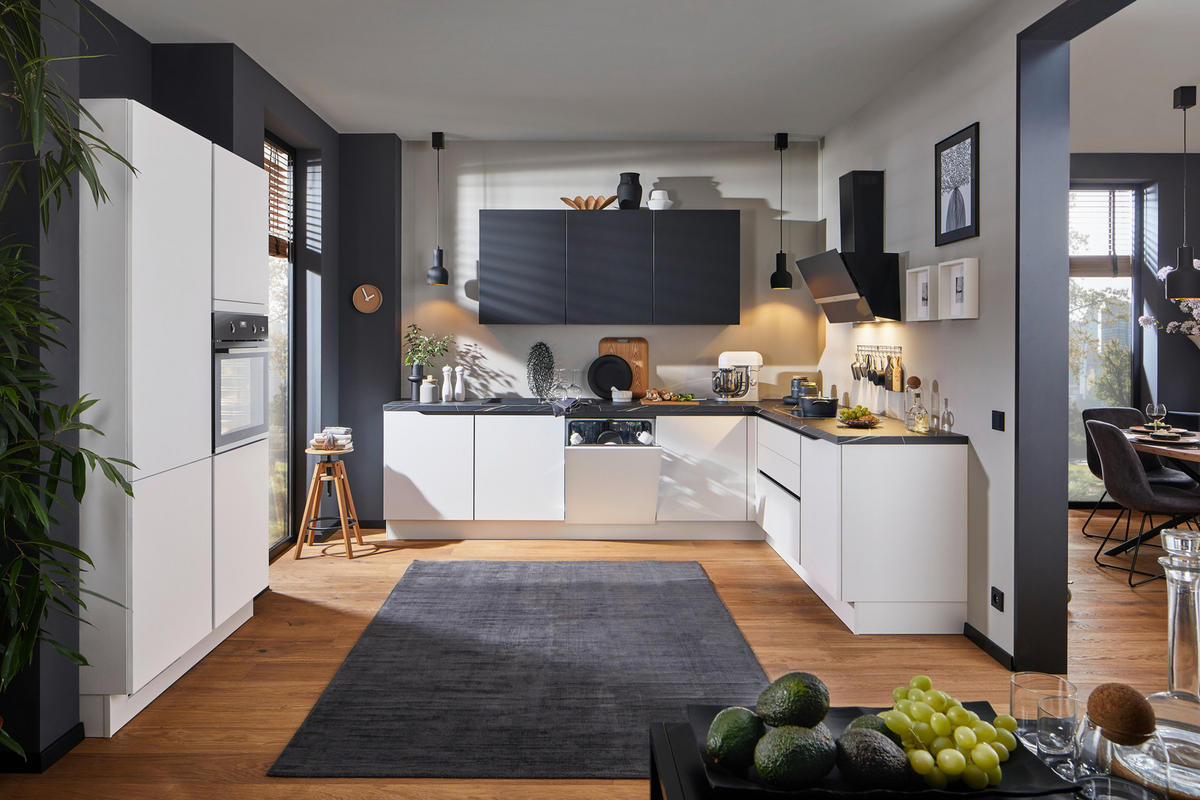 INBYGGNADSKÖK   - vit, Design, trämaterial - Celina