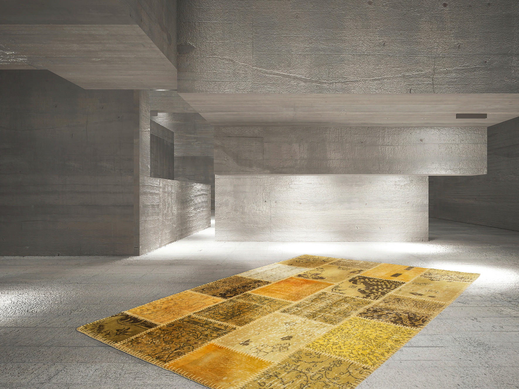 WEBTEPPICH 120/170 cm Goldfarben  - Goldfarben, Basics, Textil (120/170cm) - Obsession