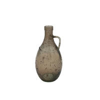 VÁZA, sklo, 26 cm - hnedá, Basics, sklo (13,5/26cm)