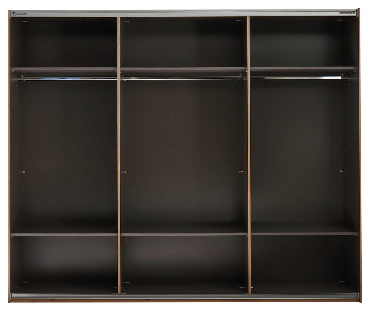 SCHWEBETÜRENSCHRANK  in Salbeigrün, Eiche Artisan  - Salbeigrün/Schwarz, KONVENTIONELL, Holzwerkstoff/Metall (270/225,5/63,7cm) - Xora