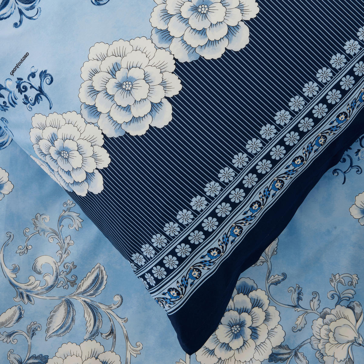 BETTWÄSCHE Paraggi Satin 135/200 cm  - Blau, KONVENTIONELL, Textil (135/200cm) - Bassetti