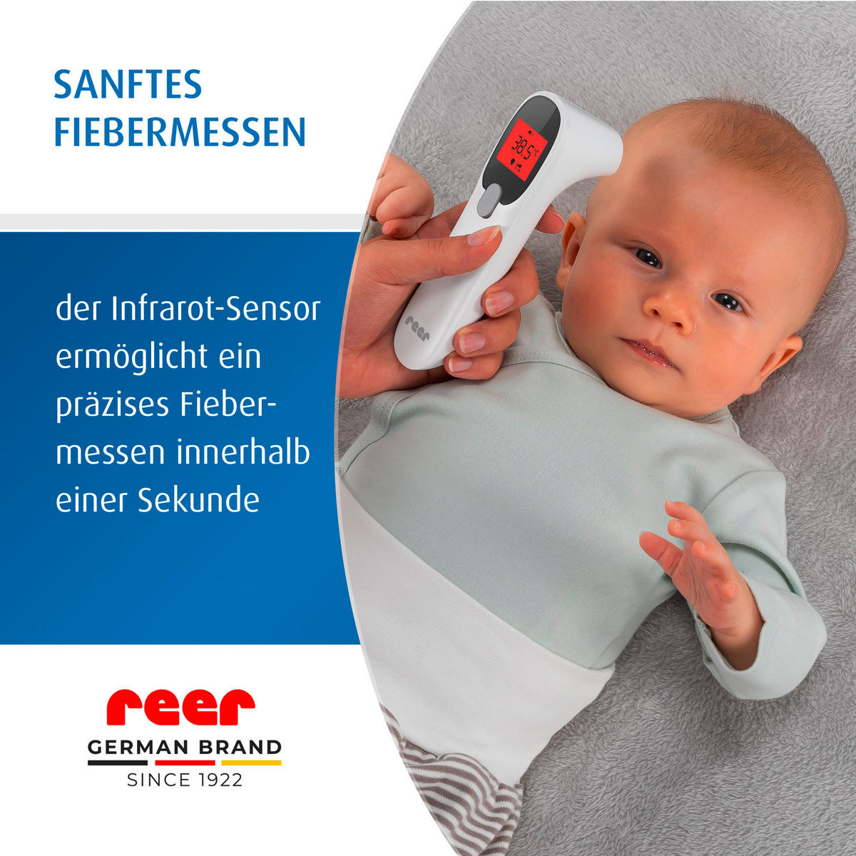 FIEBERTHERMOMETER - Weiß, Basics, Kunststoff (19,5/9,7/5,8cm) - Reer