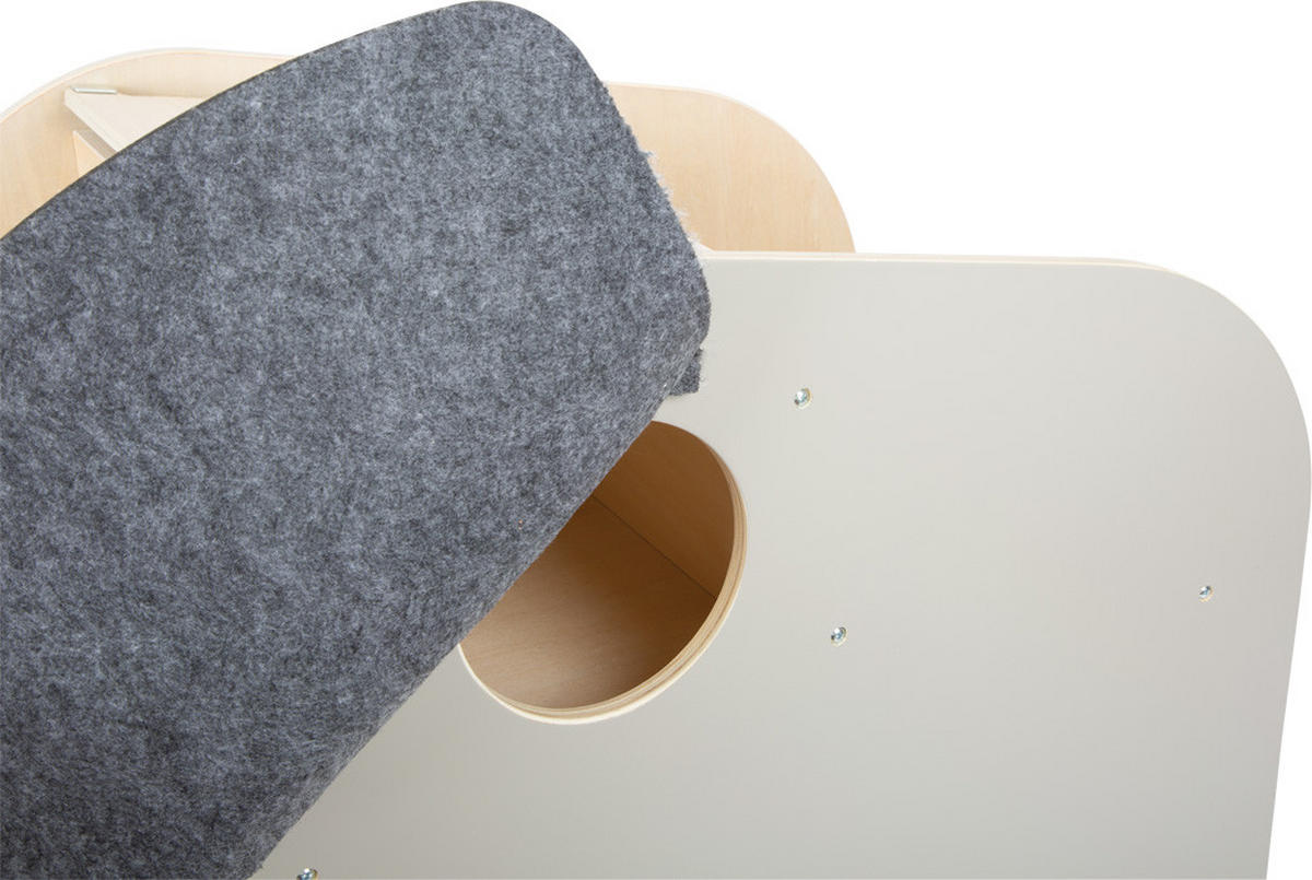 SPIELZEUGBOX  - Multicolor, Basics, Holz/Textil (63/41/51cm) - small foot