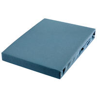 SPANNBETTTUCH FLORENZ Jersey 90-100/200-220 cm  - Petrol, Basics, Textil (90-100/200-220cm) - Novel