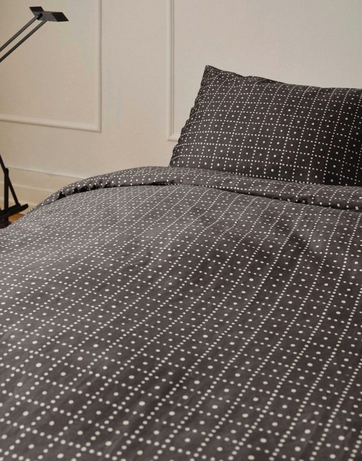 BETTWÄSCHE 2-teilig Suni Satin 135/200 cm  - Anthrazit, KONVENTIONELL, Textil (135/200cm) - Marc O'Polo