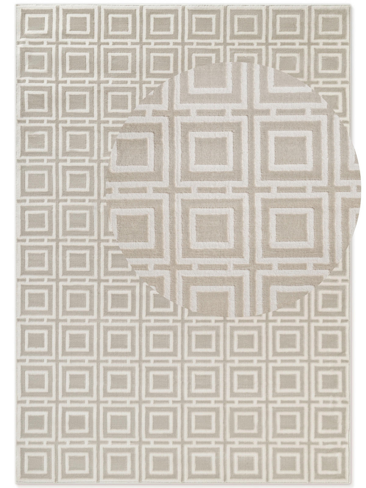 FLACHWEBETEPPICH 200/280 cm Perles Creme  - Creme, Design, Kunststoff (200/280cm) - Elle Decoration