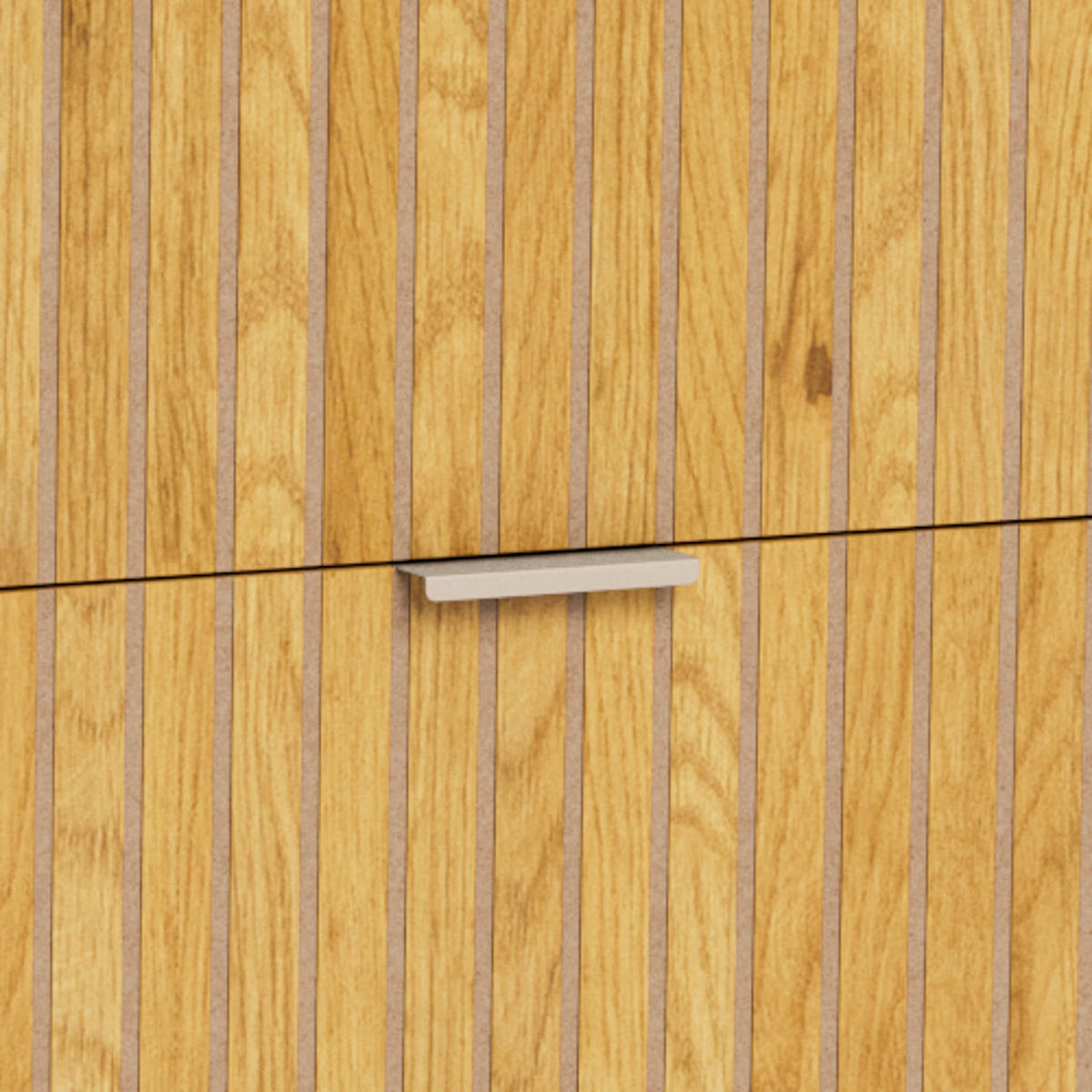 SIDEBOARD  160/80/40 cm 3 Schublade(n)  - Wildeiche/Grau, Design, Holzwerkstoff/Metall (160/80/40cm) - Carryhome