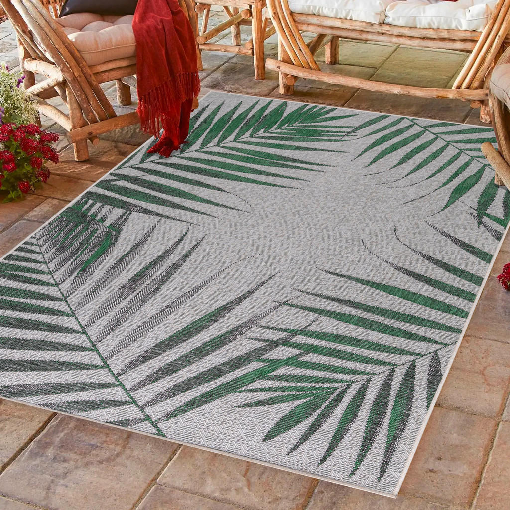 Thumbnail - Novel Läufer Sunny, Grün, Textil, rechteckig, 80x250 cm, Oeko-Tex® Standard 100, pflegeleicht, Teppiche & Böden, Teppich...