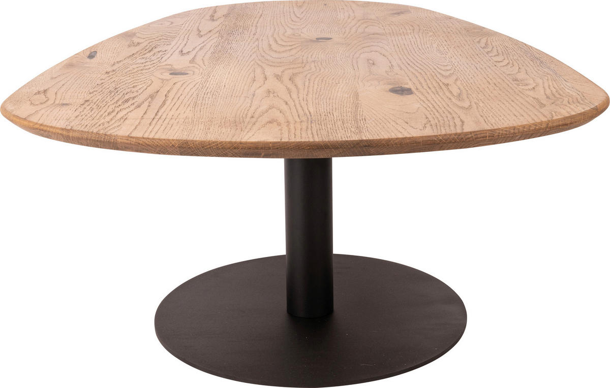 COUCHTISCH in Holz 120/70/40 cm  - Eichefarben/Schwarz, Design, Holz/Metall (120/70/40cm) - Novel