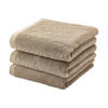 HANDTUCH 55/100 cm London Hellbraun 3-teilig  - Hellbraun, Basics, Textil (55/100cm) - Aquanova