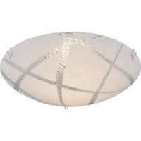 STROPNÍ LED SVÍTIDLO, 25 cm - bílá, Basics, kov/sklo (25cm) - Xora