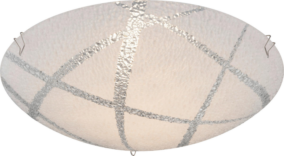 STROPNÍ LED SVÍTIDLO, 25 cm - bílá, Basics, kov/sklo (25cm) - Xora