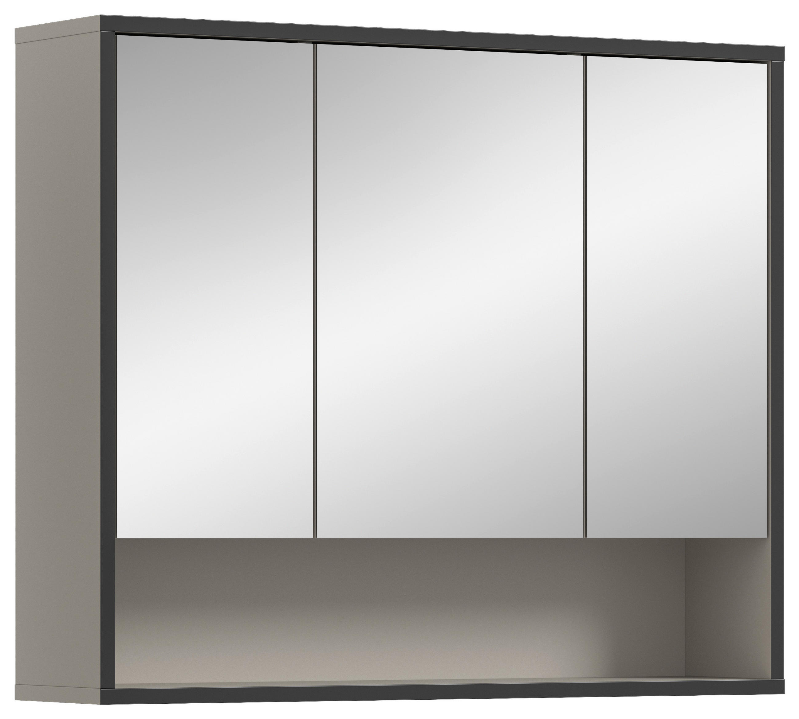 SPIEGELSCHRANK 80/68/19 cm  - Kaschmir, MODERN, Holzwerkstoff/Metall (80/68/19cm) - MID.YOU