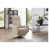 RELAXSESSEL KOBRA V Flachgewebe    - Chromfarben/Schlammfarben, KONVENTIONELL, Textil/Metall (71/110/82cm) - Sit & More