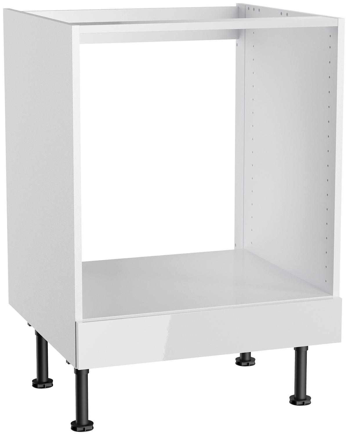 ECKKÜCHE 270/200 cm  in Weiß, Weiß Hochglanz  - Edelstahlfarben/Weiß Hochglanz, Basics, Holzwerkstoff/Metall (270/200cm) - Optifit