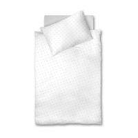 BETTWÄSCHE Makosatin 140/200 cm  - Pastellblau/Hellrosa, Basics, Textil (140/200cm) - Fleuresse