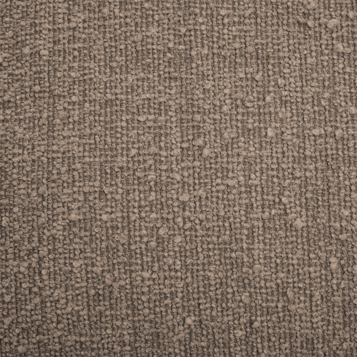HUSSEN-3-SITZER-SOFA in Bouclé Braun  - Schwarz/Braun, Trend, Kunststoff/Textil (227/92/105cm) - Livetastic