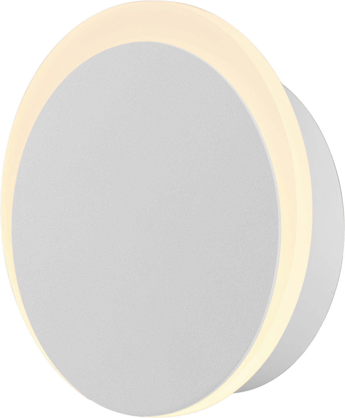 AKKU-WANDLEUCHTE  15/4 cm    - Weiß, Design, Metall (15/4cm) - Hell