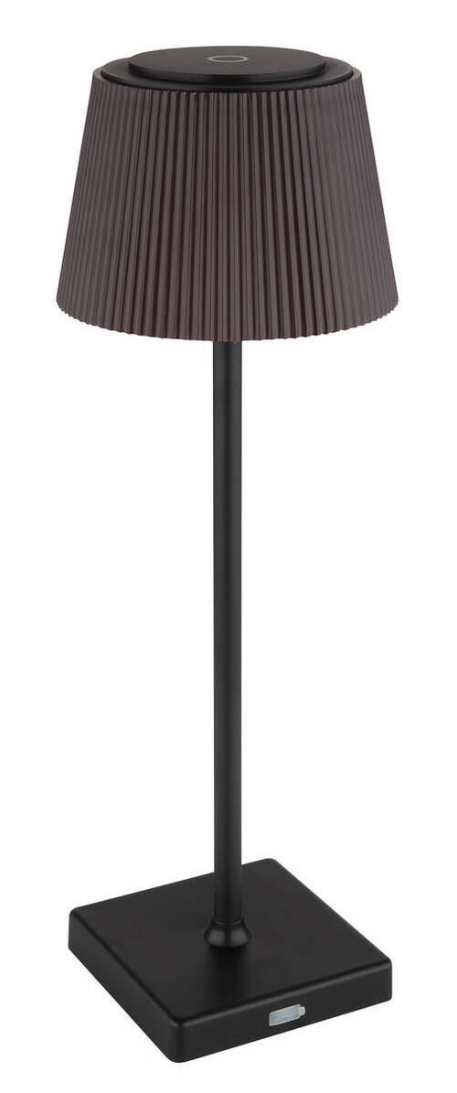 PORTABEL LAMPA 13/38 cm   - brun/svart, Design, metall/plast (13/38cm) - Globo