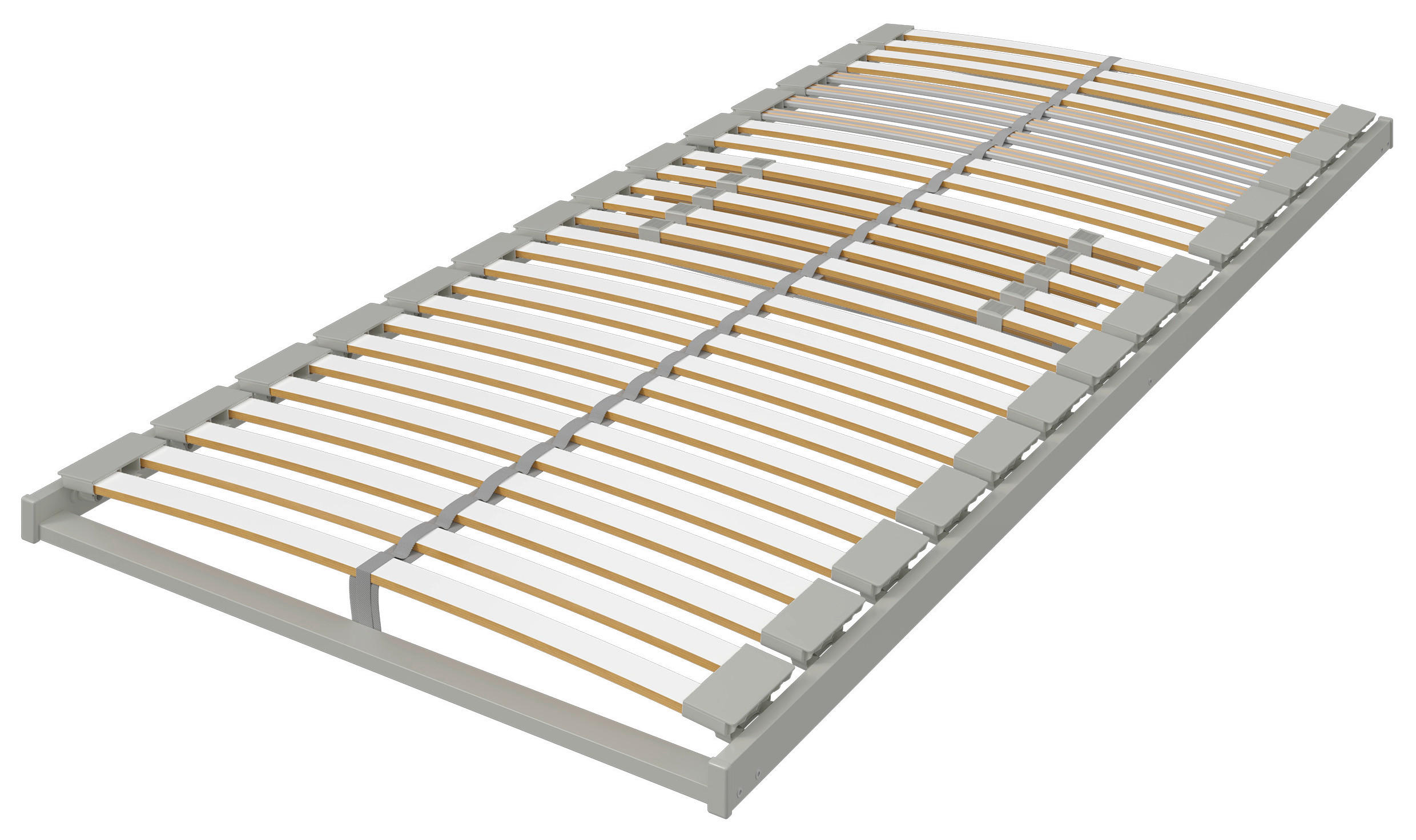 LATTENROST 90/200 cm Buche  - Birkefarben/Grauweiß, Basics, Holz (90/200cm) - Schlaraffia