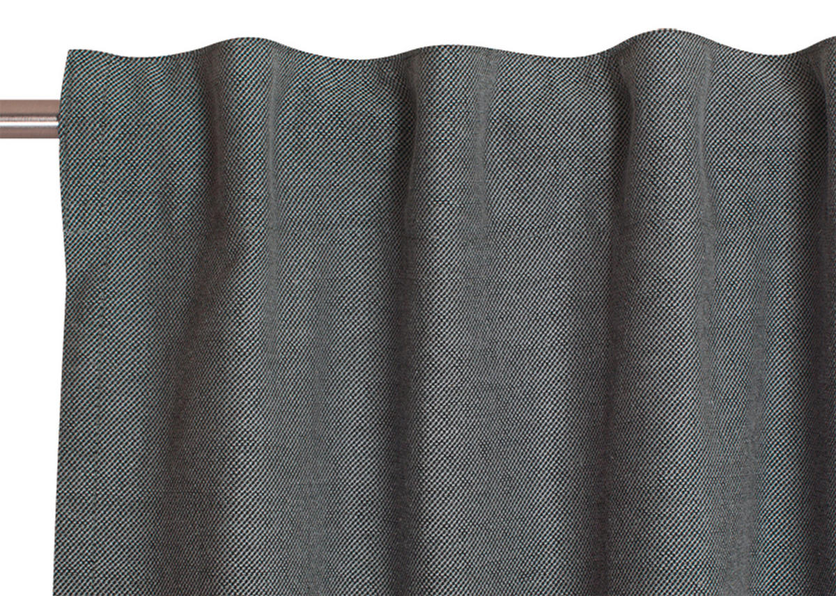 FERTIGVORHANG blickdicht  - Dunkelgrau, Basics, Textil (130/250cm) - Schöner Wohnen