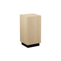 BLOMPIEDESTAL i trä    - vit/svart, Design, trä (30/60/30cm) - Best Price