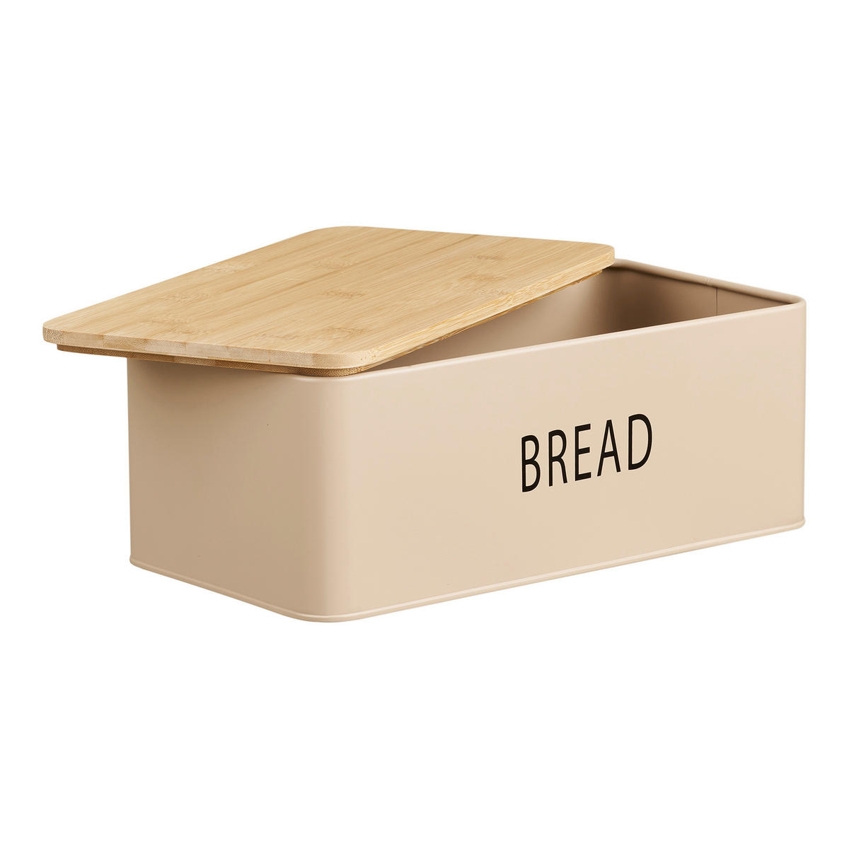 FÖRVARINGSBURKAR SET 4 delar  - beige/naturfärgad, Basics, metall/trä
