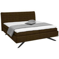 POLSTERBETT 180/200 cm  in Honig  - Weiss/Schwarz, Design, Holzwerkstoff/Kunststoff (180/200cm) - Dieter Knoll