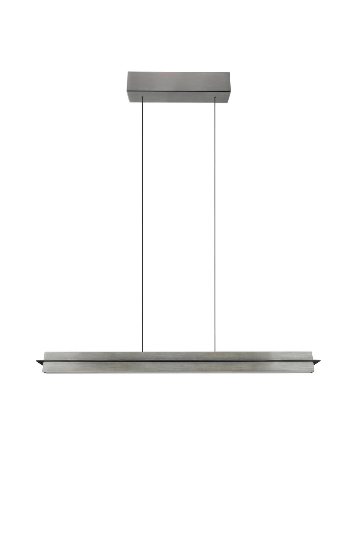 LED-PENDELLEUCHTE Emerson 95/9/150 cm   - Nickelfarben, Design, Metall (95/9/150cm) - Trio Leuchten