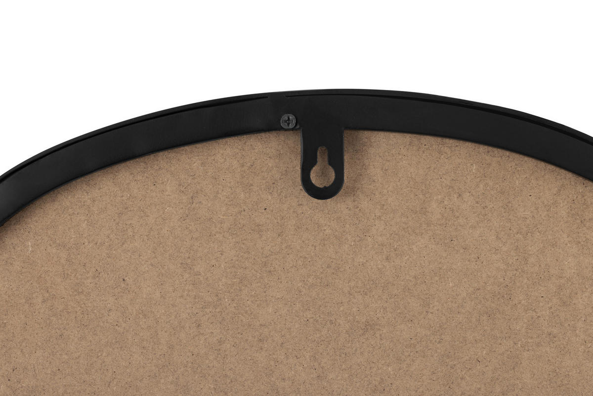 WANDSPIEGEL 60/110/2,5 cm    in Freiform  - Schwarz, MODERN, Glas/Holzwerkstoff (60/110/2,5cm) - MID.YOU