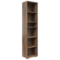 AKTENREGAL Eiche dunkel  - Eiche dunkel, KONVENTIONELL, Holzwerkstoff (43/199/37cm) - Voleo