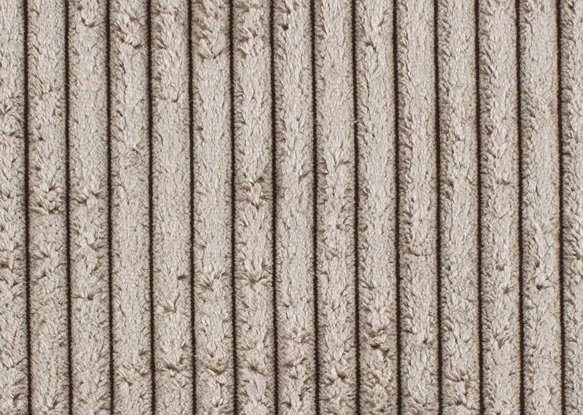 SCHLAFSOFA  mit Stoffauswahl, Schlafen auf Sitzhöhe, Rücken echt Cord Beige  - Beige/Schwarz, Design, Kunststoff/Textil (250/92/105cm) - Carryhome