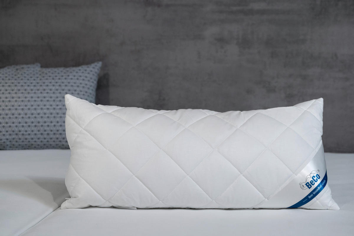 KOPFPOLSTER 40/80 cm  Antibac  - Weiß, Basics, Textil (40/80cm) - Beco