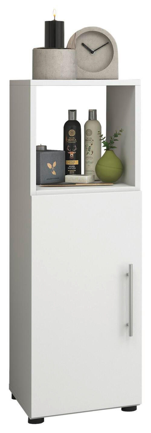 UNTERSCHRANK 31/93/30 cm - Silberfarben/Schwarz, KONVENTIONELL, Holzwerkstoff/Kunststoff (31/93/30cm) - MID.YOU