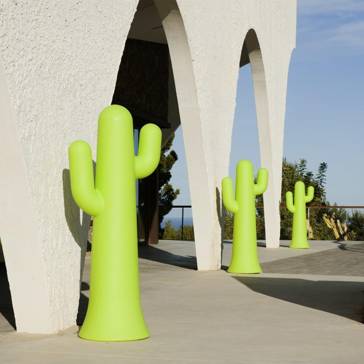 AUßENSTEHLEUCHTE PANCHO 61/140 cm   - Transparent, Basics, Kunststoff (61/140cm) - New Garden