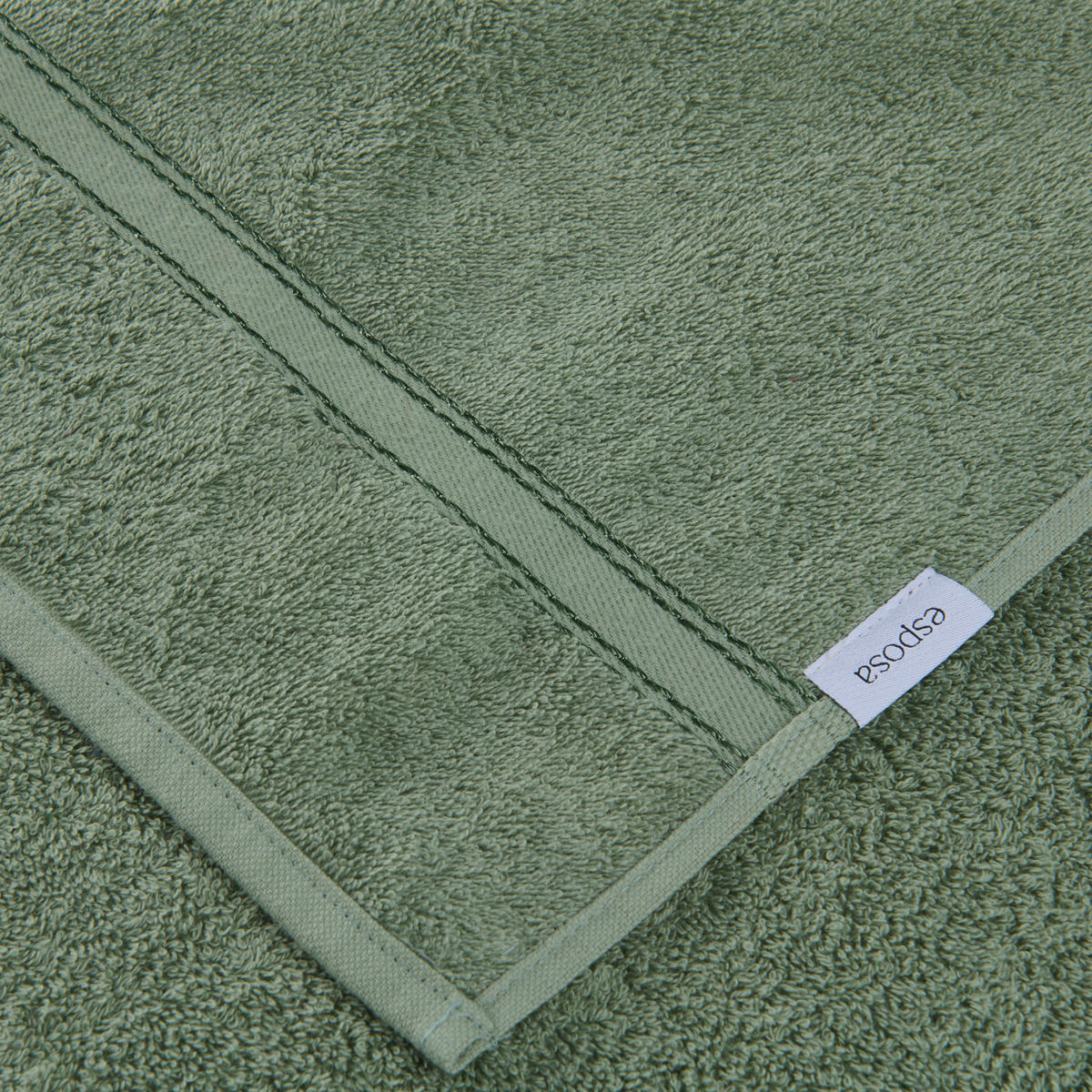SAUNATUCH 67/200 cm Sauna Salbeigrün  - Salbeigrün, Basics, Textil (67/200cm) - Esposa