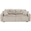 SCHLAFSOFA Chenille Taupe  - Taupe/Schwarz, KONVENTIONELL, Kunststoff/Textil (235/88/120cm) - MID.YOU