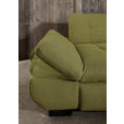 ECKSOFA in Mikrofaser Grün 290/198 cm - Schwarz/Grün, Design, Textil/Metall (290/198cm) - Xora