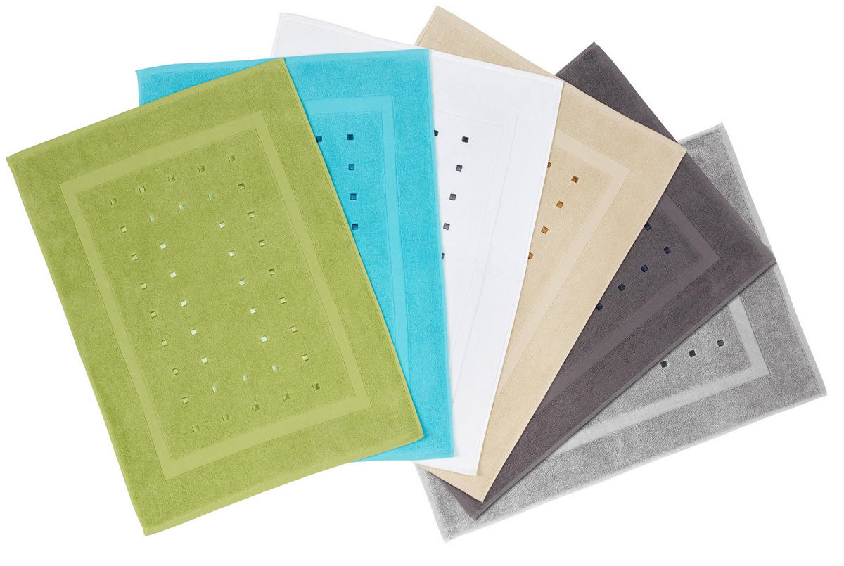 BADEMATTE Anthrazit 50/70 cm  - Anthrazit, Design, Textil (50/70cm) - Esposa