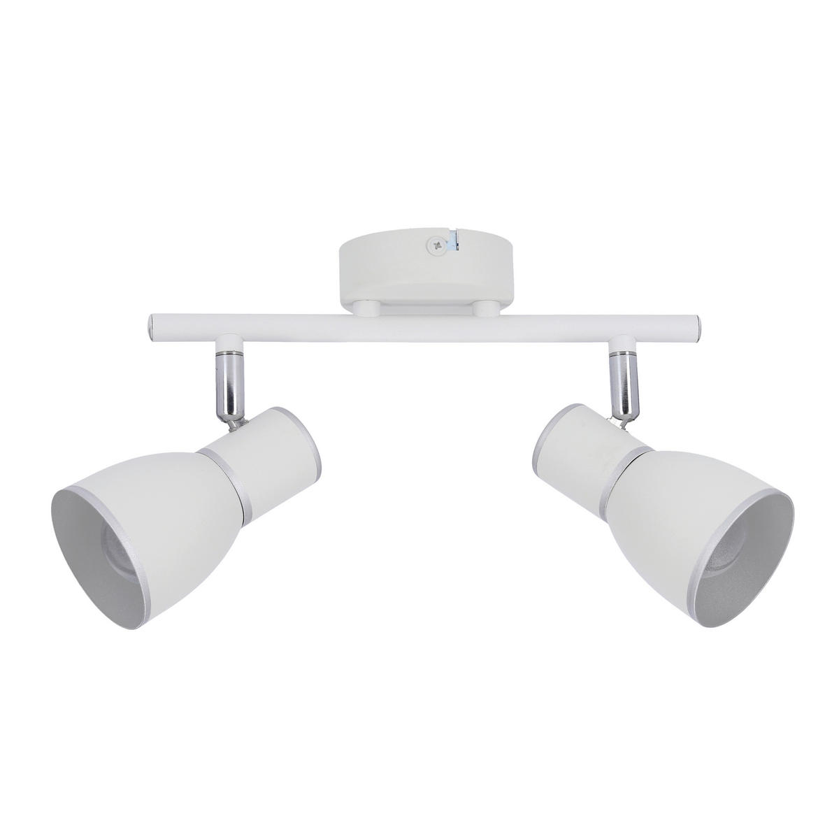 TAKLAMPA Fido 35/8/16 cm  - vit/kromfärg, Klassisk, metall (35/8/16cm)
