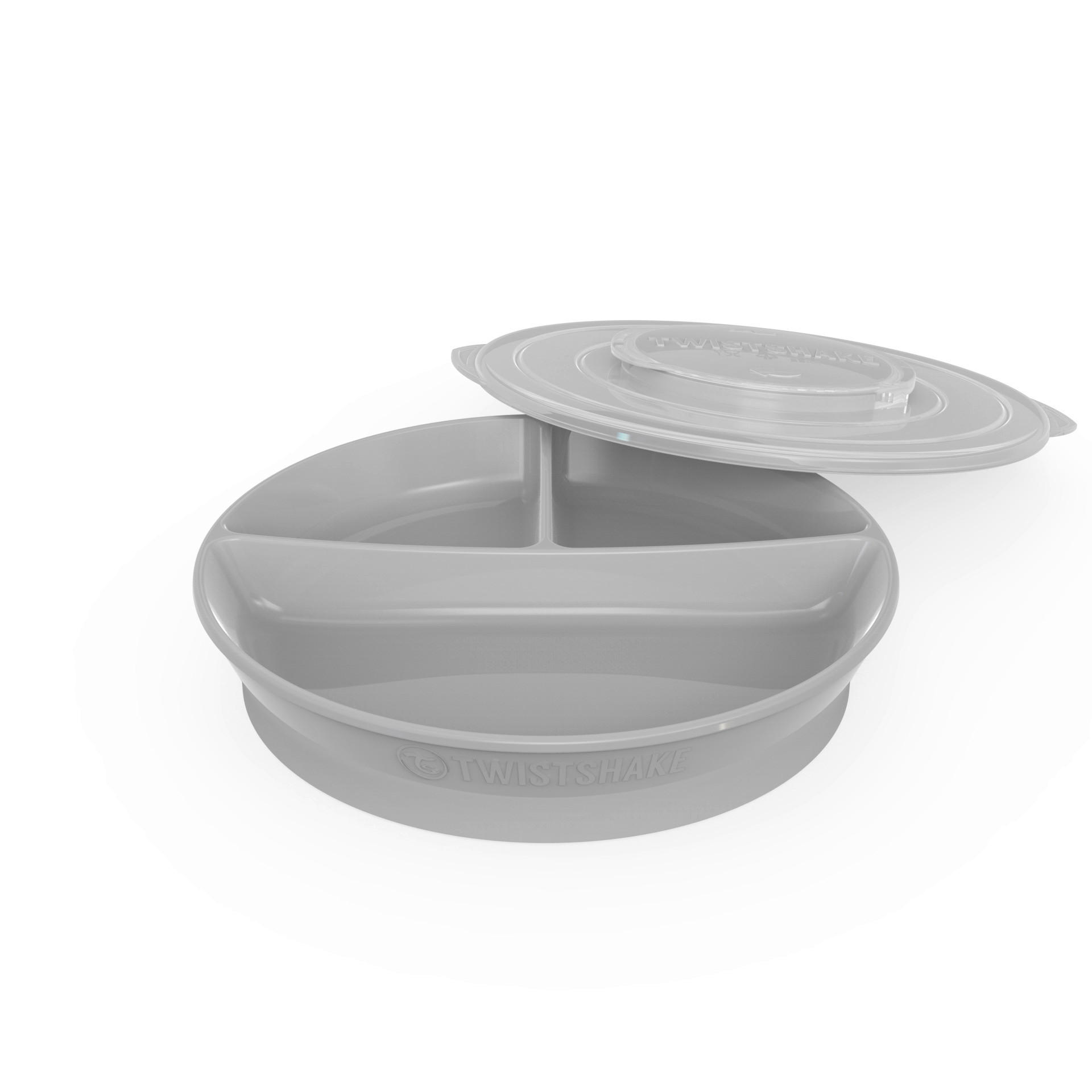 KINDERTELLER  - Grau, Basics, Kunststoff (18/4,5cm) - Twistshake