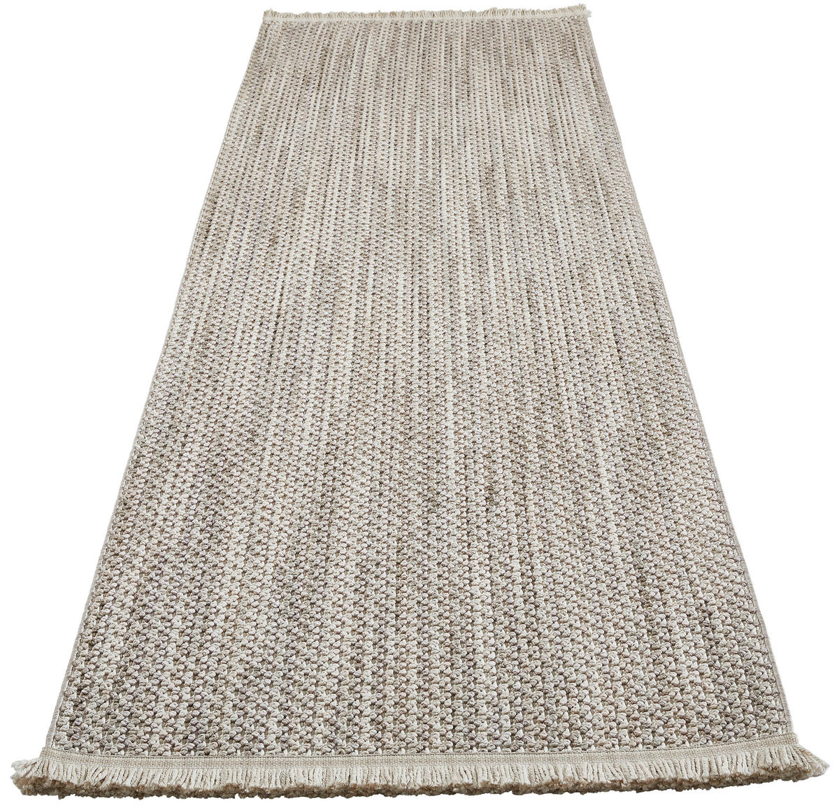 LÄUFER 80/250 cm  - Hellgrau/Weiß, Basics, Textil (80/250cm) - Novel
