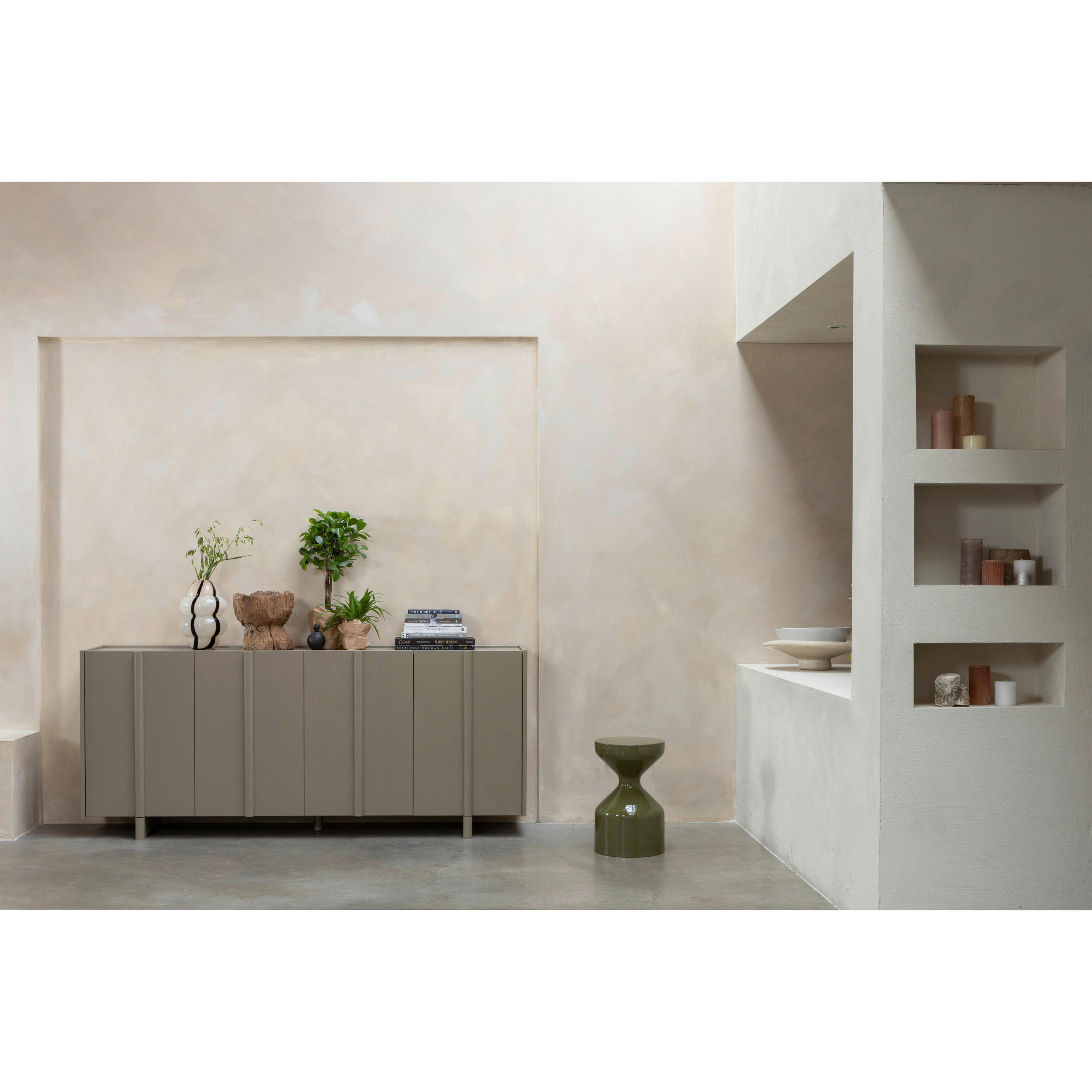 SIDEBOARD 200/85/46 cm  - Schlammfarben, Design, Holz (200/85/46cm) - Livetastic