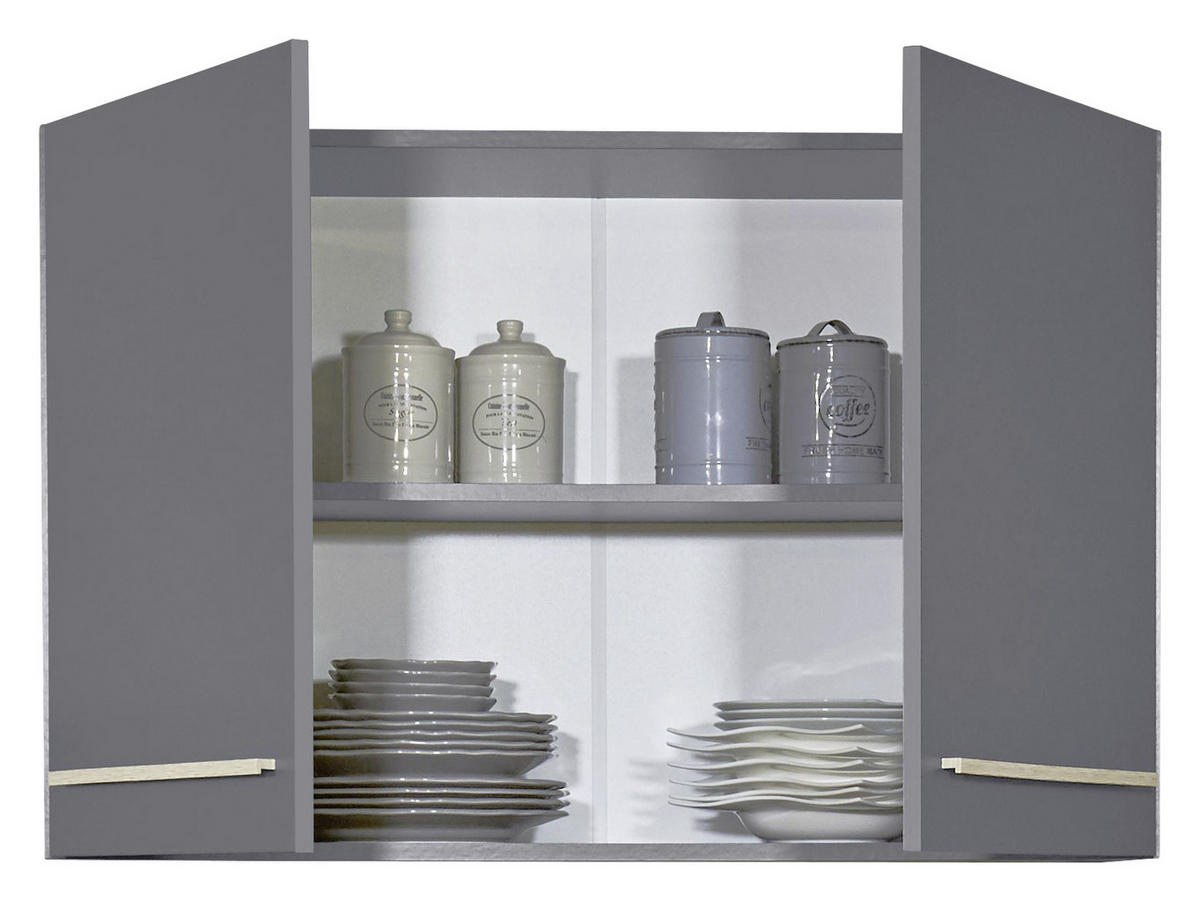 KUHINJSKI GORNJI ELEMENT    - antracit/hrast Sonoma, Design, drvni materijal (100/65/33cm) - Carryhome