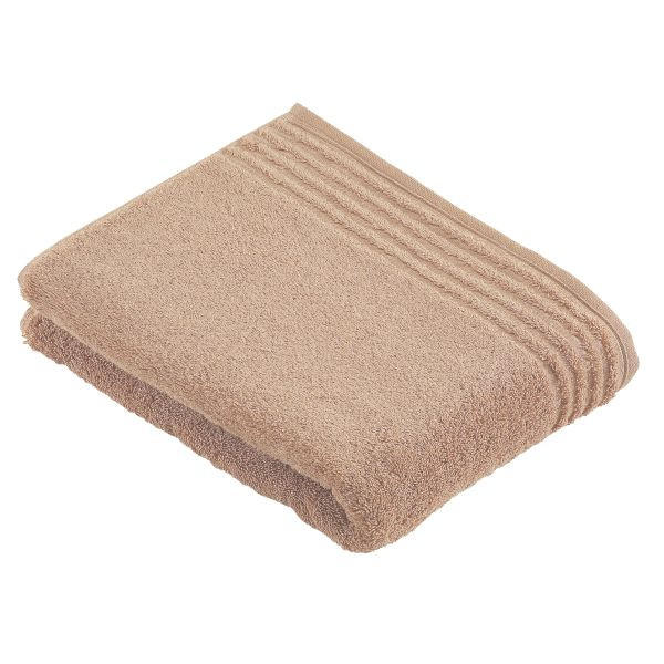 DUSCHTUCH 67/140 cm Vienna Style Supersoft  - Hellbraun, Basics, Textil (67/140cm) - Vossen